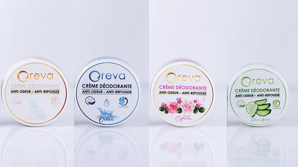 creme deodorante 4 senteurs oreva